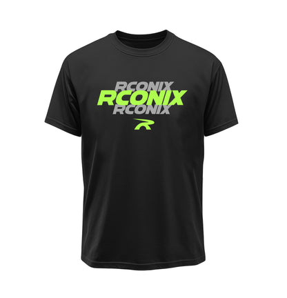 WINDRUNNER TEE (BLACK/NEON)